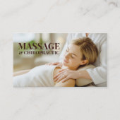 Massage Chiropractie Body & Soul Therapy Salon Visitekaartje (Voorkant)