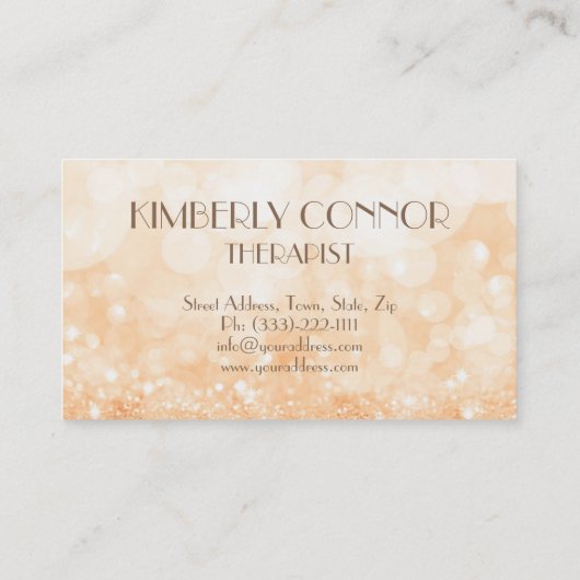 Massage Chiropractie Lichaam & Ziel Therapie Spark Visitekaartje (Achterkant)