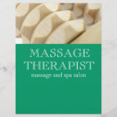 Massage en therapeut flyer (Voorkant)