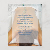 Massage foto van Beach Glass Stones Flyer (Voorkant)