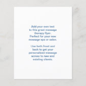 Massage foto van Beach Glass Stones Flyer (Achterkant)