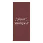 Massage foto van Hot Stone Reclamekaart (Achterkant)