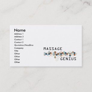 Massage Genius Visitekaartje