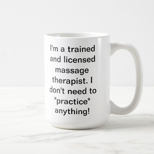 Massage Humor Koffiemok (Rechts)