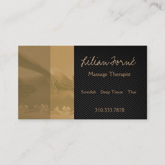 Massage II Visitekaartje (Voorkant)