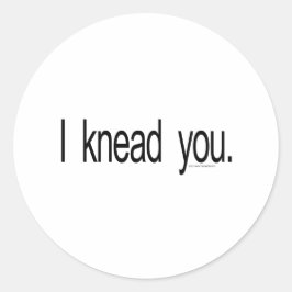 Massage - Ik heb je geknipt Ronde Sticker