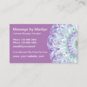 Massage in Mandala Style Visitekaartje (Voorkant)