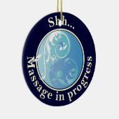 Massage in uitvoering Yin Yang door Hanger Keramisch Ornament (Rechts)