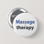 Massage is therapie ronde button 5,7 cm (Voorkant /achterkant)
