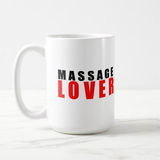 Massage liefhebber koffiemok (Links)
