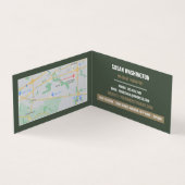 Massage Logo, massagetherapeut, Parlor Loyalty Visitekaartje (Binnen)