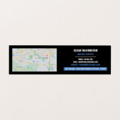 Massage Logo, massagetherapeut, Parlor Loyalty Visitekaartje (Binnenkant ongevouwen)