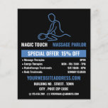 Massage Logo, massagetherapie, massageparlor Flyer<br><div class="desc">Massage Logo,  massagetherapie,  massageparlor Adverteren brochures door de Visitekaartje winkel.</div>