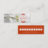 Massage Loyalty-kaart Klantenkaartje (Voorkant / Achterkant)