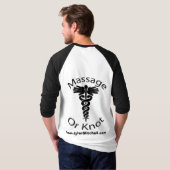 Massage of Knot Big Logo T-shirt (Achterkant volledig)