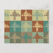 Massage Pop Art Briefkaart (Voorkant)