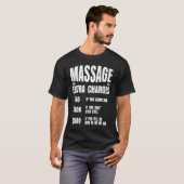 Massage Pros with a Sense of Humor   Massage Thera T-shirt (Voorkant volledig)