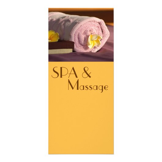 Massage Reclamekaart (Voorkant)