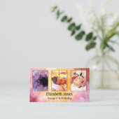 Massage Reiki Healing Photo Visitekaartje (Staand voorkant)