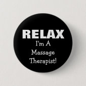 Massage relaax (aanpasbaar) ronde button 5,7 cm (Voorkant)