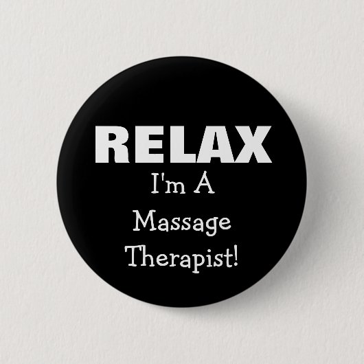 Massage relaax (aanpasbaar) ronde button 5,7 cm (Voorkant)