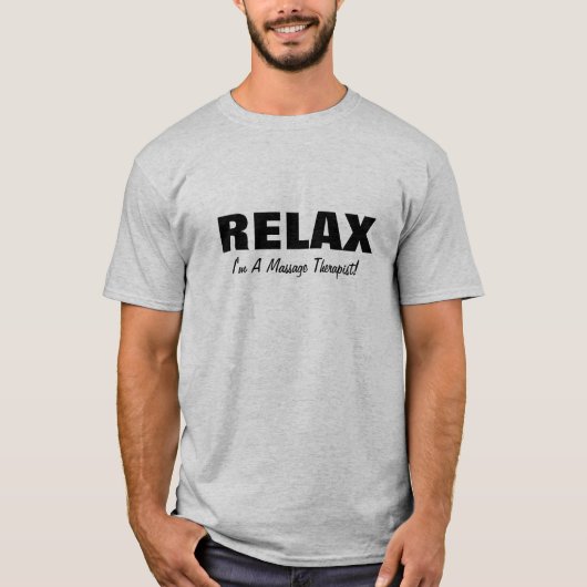 Massage relaax (aanpasbaar) t-shirt (Voorkant)
