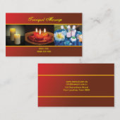 Massage/Relaxatie-Visitekaartje Visitekaartje (Voorkant / Achterkant)