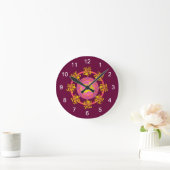 Massage Room Clocks - Om Mandala Ronde Klok (Huis)