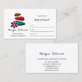 Massage ruimtespanning Logo ventilatorstones Glitt Afsprakenkaartje (Voorkant / Achterkant)