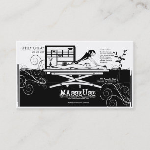 Massage Salon/Therapeut/Masseuse Visitekaartje Afsprakenkaartje
