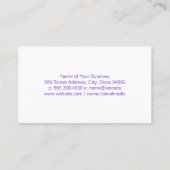 massage | Schoonheid Gezondheidszorg | Hout Visitekaartje (Achterkant)