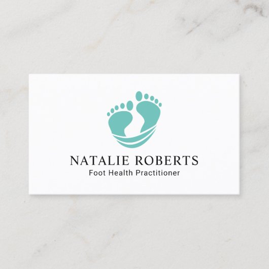 Massage Spa Blauwgroen voor artsen in de gezondhei Visitekaartje (Voorkant)