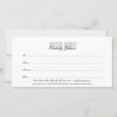 Massage Spa Cadeaubon Healing Black Stones Bedankkaart (Achterkant)