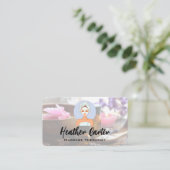Massage Spa Logo Visitekaartje (Staand voorkant)