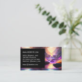 Massage Spa Salon Reiki Professional Executive Visitekaartje (Staand voorkant)