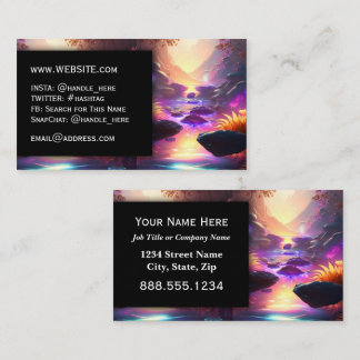 Massage Spa Salon Reiki Professional Executive Visitekaartje