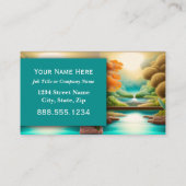 Massage Spa Salon Wellness Professional Executive Visitekaartje (Achterkant)