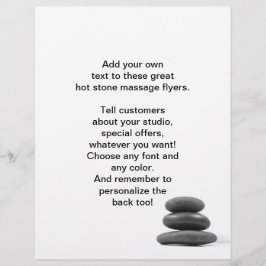 Massage Stones Foto Flyer