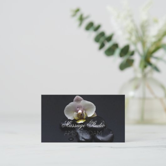 Massage Studio Visitekaartje (Staand voorkant)