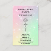*~* Massage Sun Woman - Moon Nirvana Yoga Reiki Visitekaartje (Achterkant)