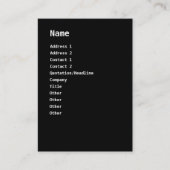 Massage Thai Foot ~ Reflexology-kaart Visitekaartje (Voorkant)