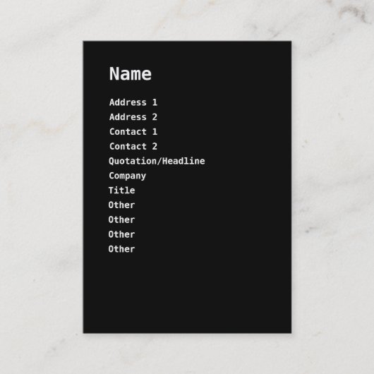 Massage Thai Foot ~ Reflexology-kaart Visitekaartje (Voorkant)