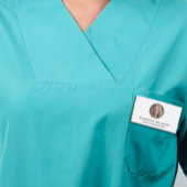 Massage Therapeut Aangepaste Foto Naambadge