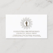 Massage Therapeut Energie Healing Visitekaartje (Voorkant)