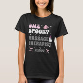 Massage Therapeut Halloween Gift T-shirt (Voorkant)