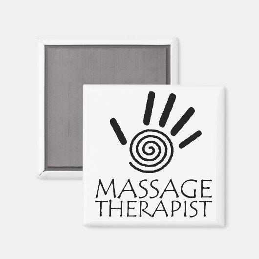 Massage Therapeut Magnet (Voorkant / Achterkant)