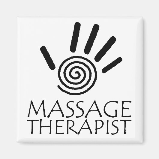 Massage Therapeut Magnet (Voorkant)