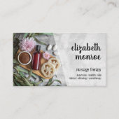 Massage Therapist Appointment Card Afsprakenkaartje (Voorkant)