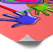 Massage Therapist Artsy & Funky Poster (Hoek)