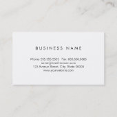 Massage Therapist Blue en Gold Glitter Polka Dots Visitekaartje (Achterkant)